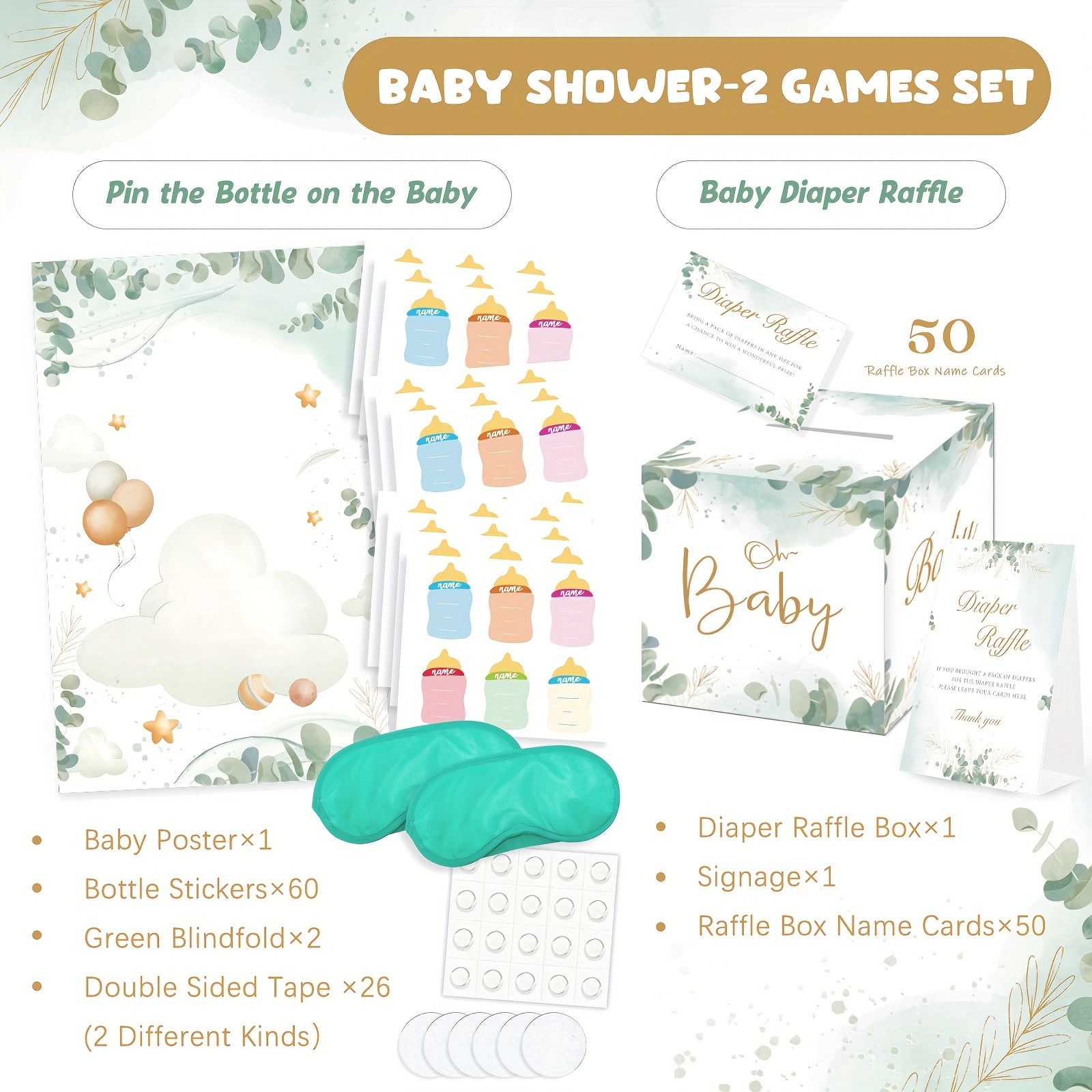 Pin the diaper on best sale the baby