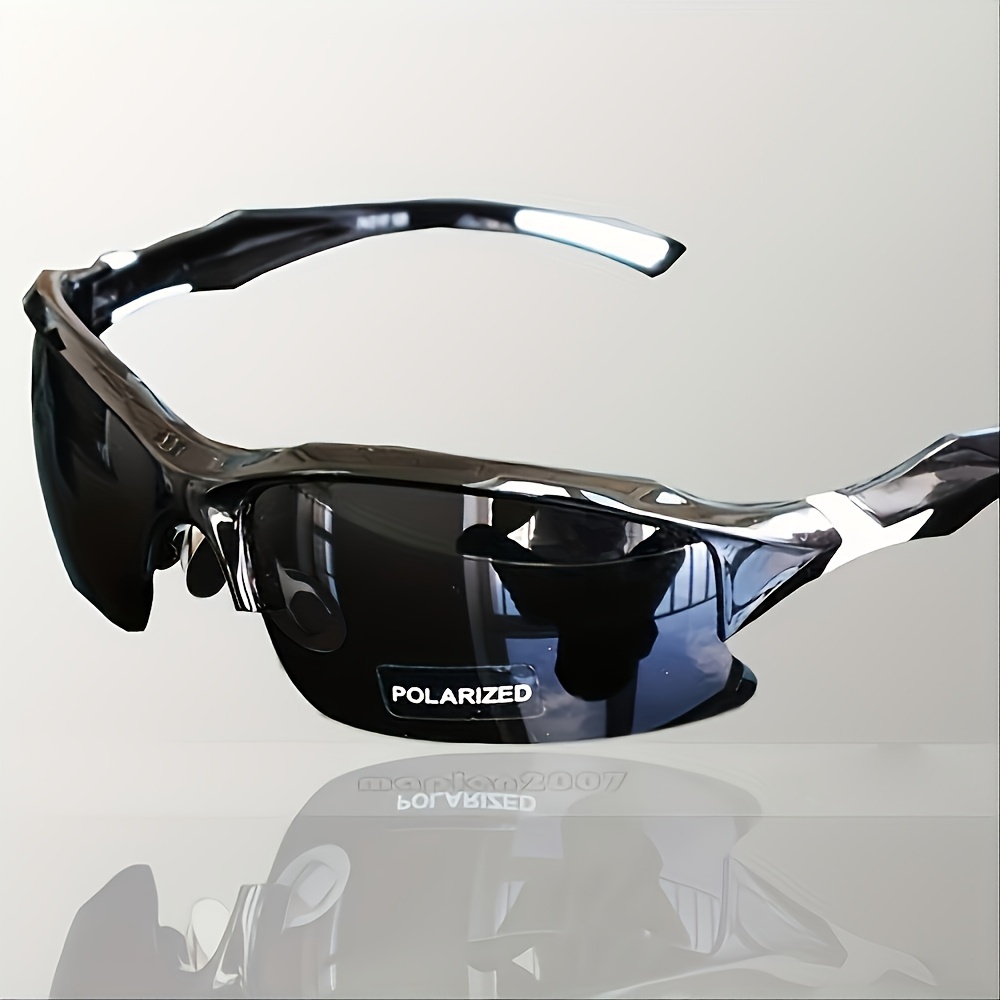 4PK Men Sport Sunglasses Polarized Eyewear Glasses for Cycling