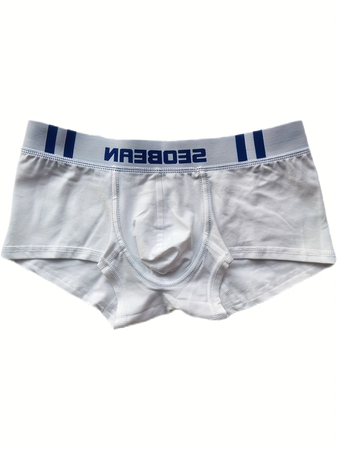 Men's Fashion Personality Boxer Briefs Slim Fit Sexy Low - Temu