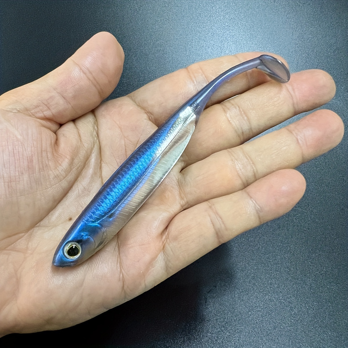 Paddle Tail Soft Lure Bionic Soft Fish Bass Trout Fishing - Temu