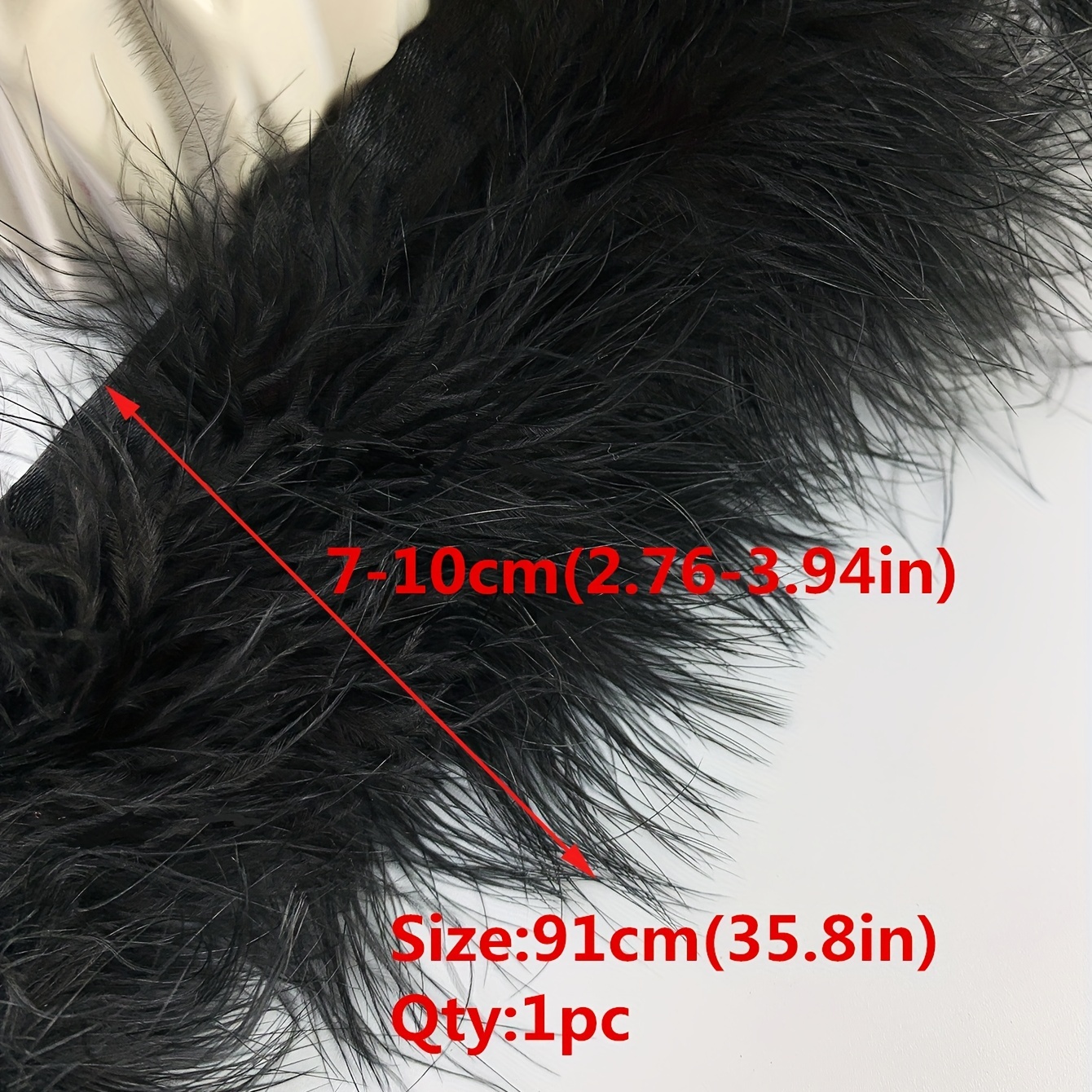 Ostrich Feathers Trim Fringe For Party Wedding Dress Sewing Crafts 2 Yards,  Feather Cloth Edge Feathers Trim Fringe For Diy Dress Sewing Crafts Costum