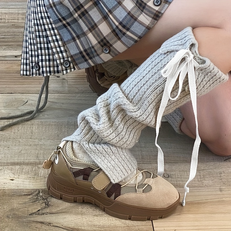 Calcetines De Mohair Cálidos De Invierno Para Mujer Calcetines De  Pantorrilla De Punto Calcetines De Lana Para El Hogar