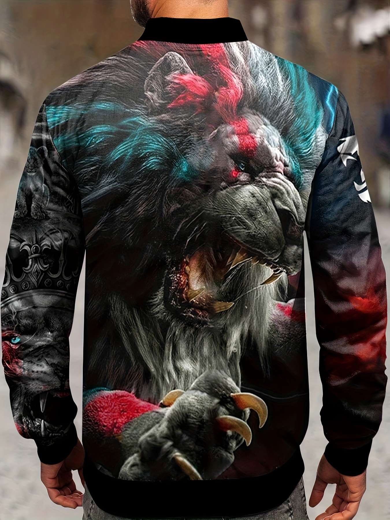 Lion 2025 printed jacket