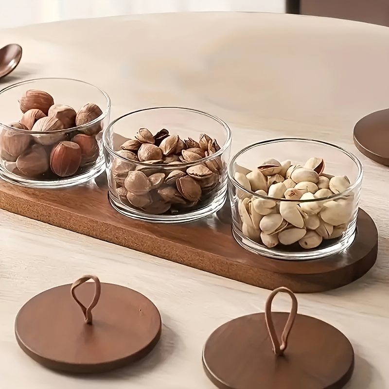 □ガラス製 中皿 10枚□ブラウン・レトロ・和食・洋食・スイーツ・果物