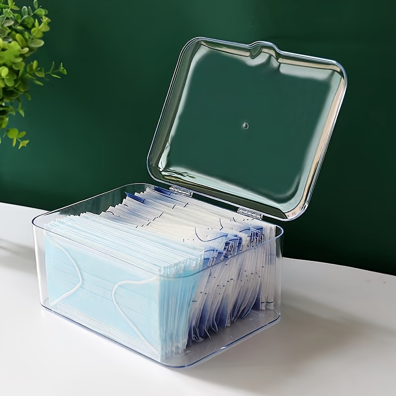 Plastic Storage Bins Clear Storage Box With Lids - Temu