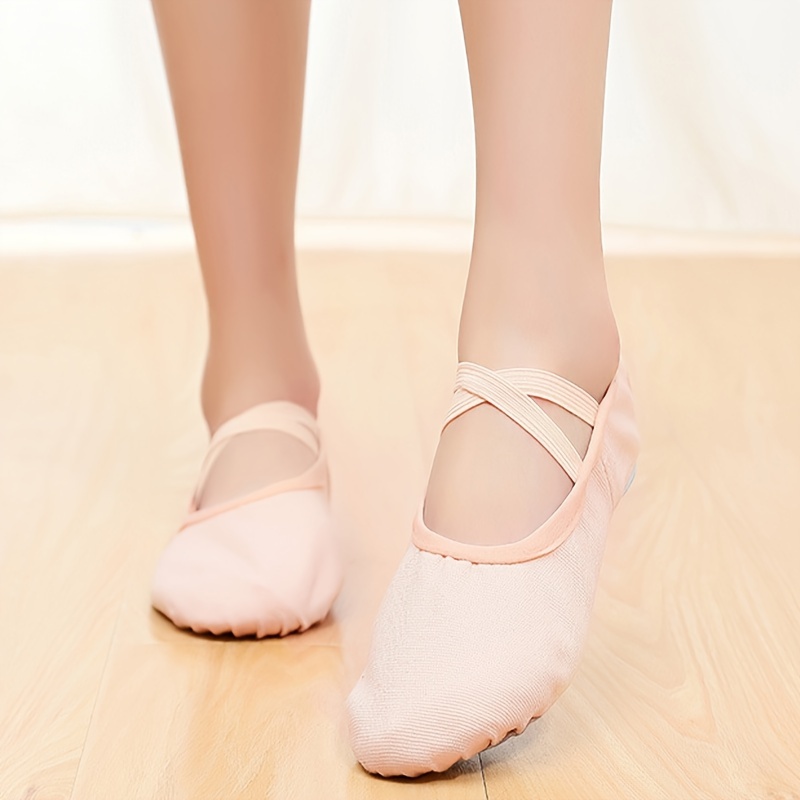 Women Dance Shoes Yoga Practice Shoes Soft Soled High Heels Ballet
