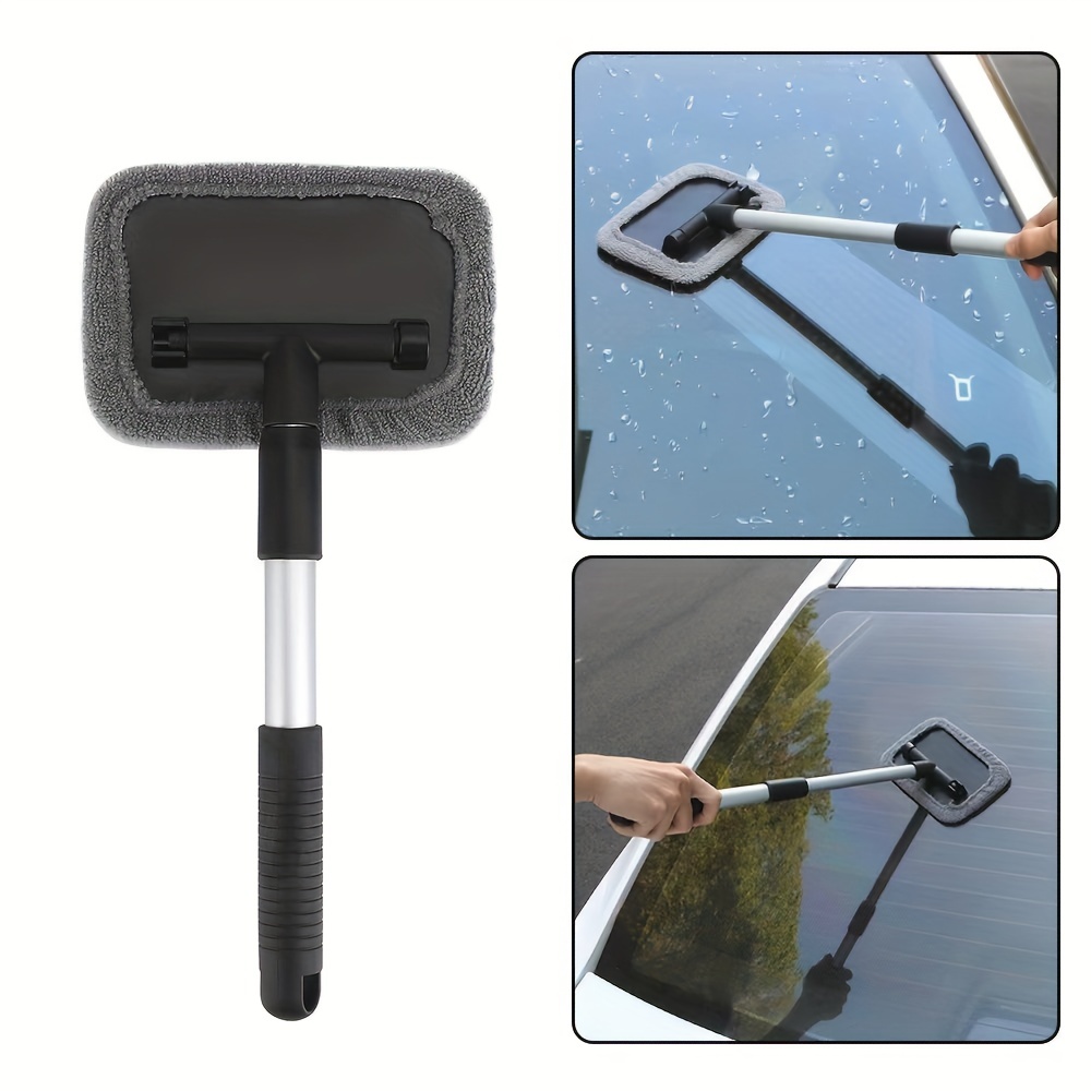 Long Handle Car Window Cleaner Brush Kit Windshield Cleaning Wash Tool  Inside Interior Auto Glass Wiper Car Cleaning Accessories - Cleaning  Brushes - AliExpress