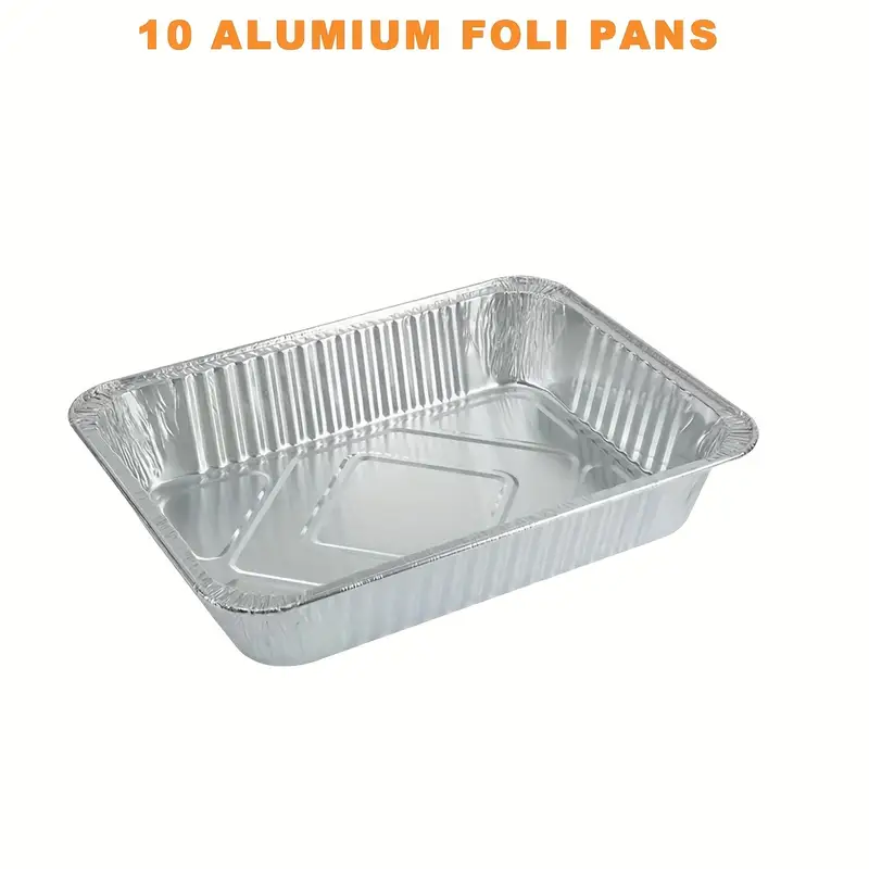 Aluminum Pans 9x13 Disposable Foil Half Size Steam - Temu