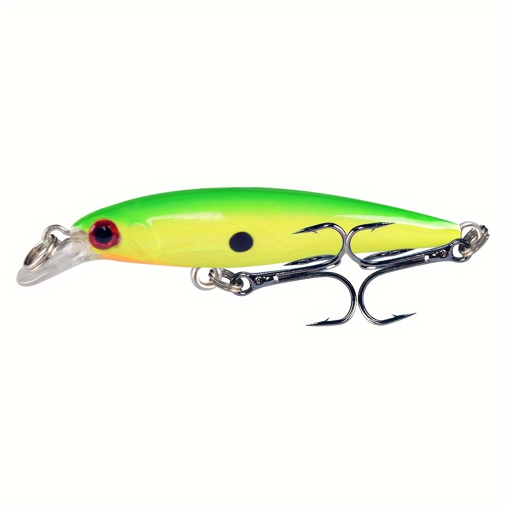 Small Fishing Lure Lifelike Minnow Hard Baits 3d Eyes - Temu