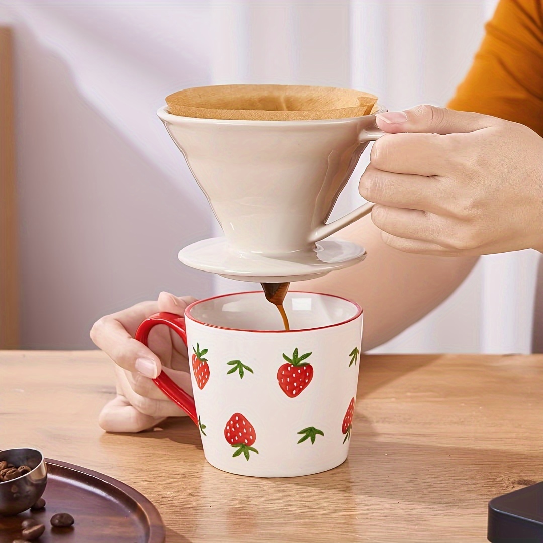 Tasse de filtre à verser sur le cône de filtre de brassage de café pour la