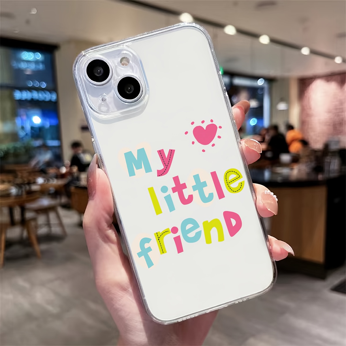 Funda Transparente Teléfono Tpu Funda Estampado Dibujos - Temu Mexico