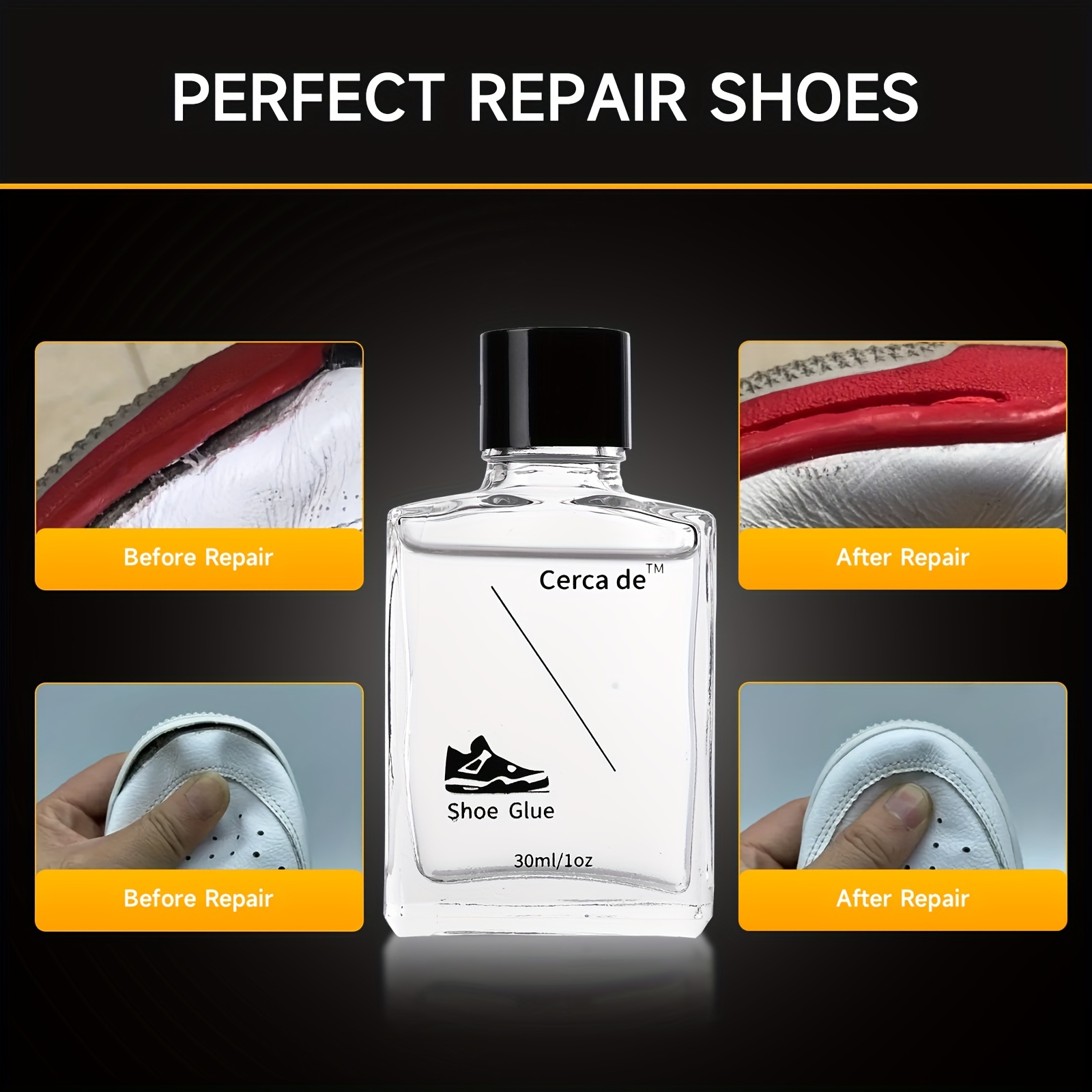 Cerca de Shoe Glue Professional Grade Shoe Repair Glue Transparent  Waterproof high Strength Powerful Shoe Adhesive for Sports Shoes, Leather  Shoes, Hiking Shoes, Boots, Sandals, and More - Coupon Codes, Promo Codes
