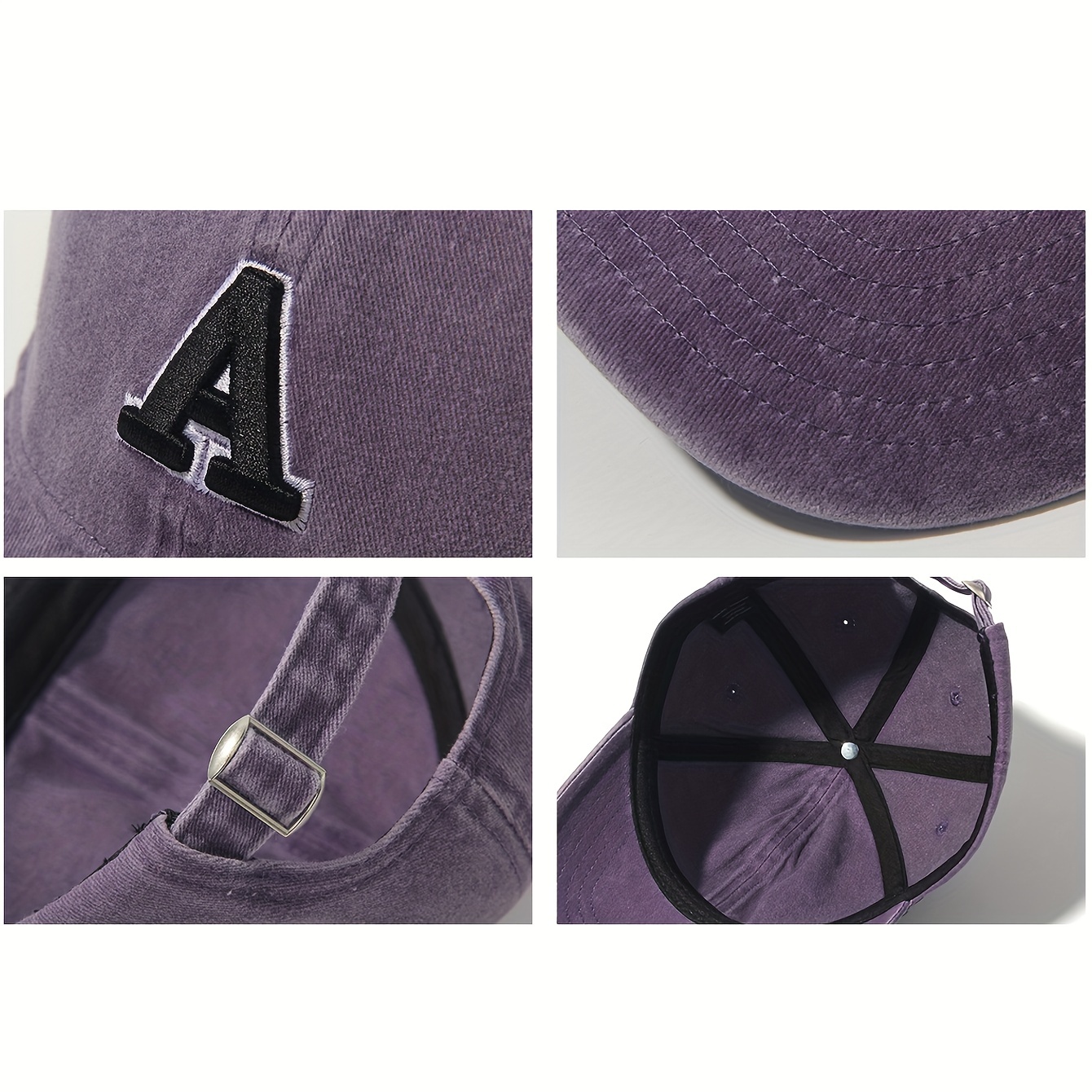 Appliquéd cotton-twill baseball cap