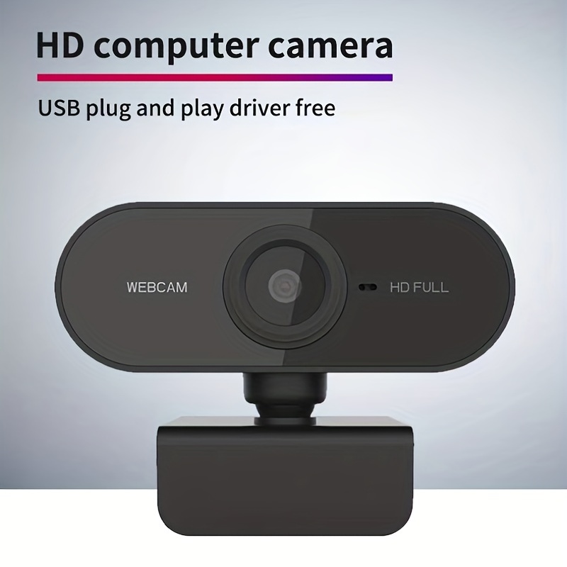 CamVX USB Webcam With Microphone for PC Laptop & Desktop – Blue Devine