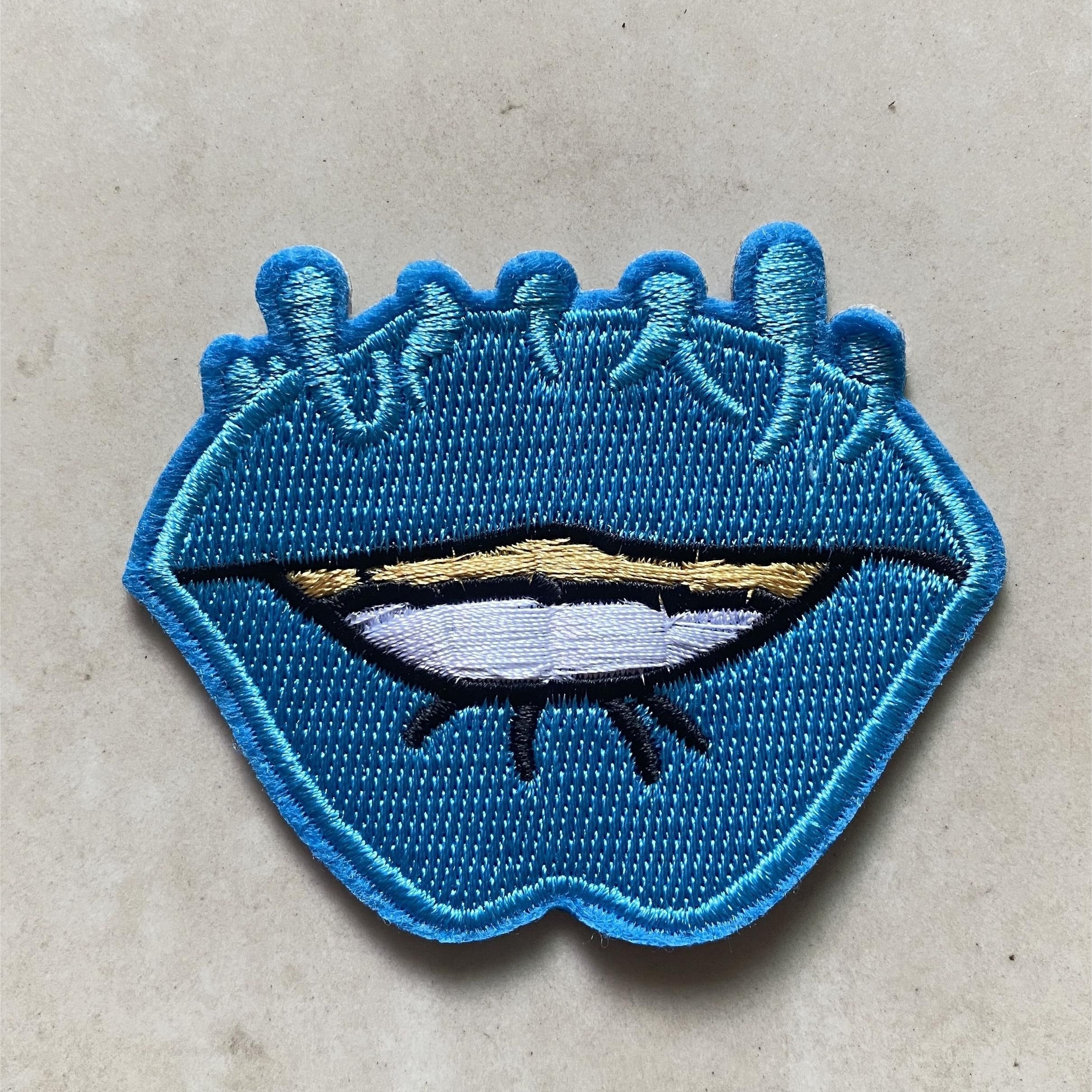 Embroidered Fun Tooth Lip Clothing Patches Suitable For - Temu
