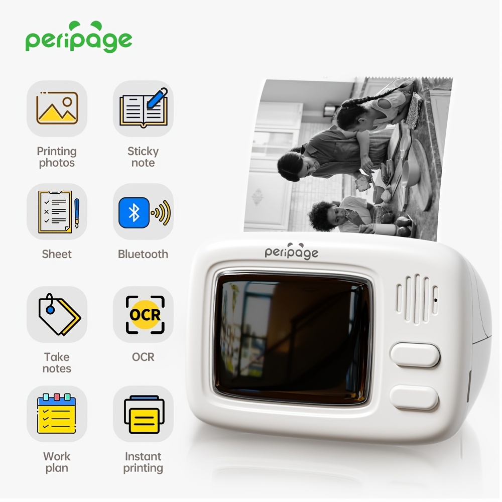 Peripage A6 Gift Box Mini Portable Wireless Label - Temu