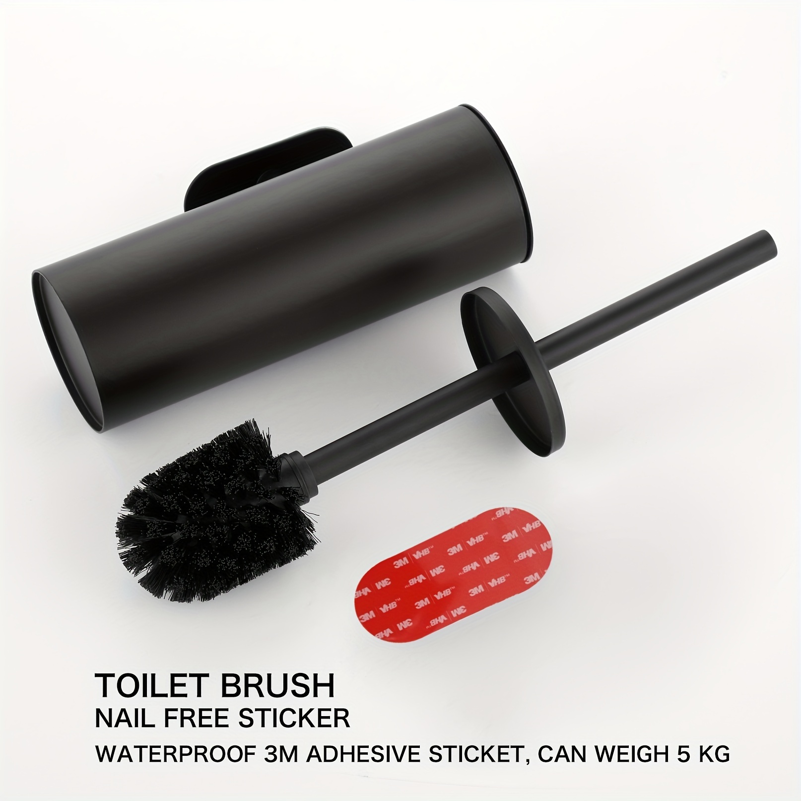 2 Toilet Brush With Holder Wall mounted Punch free Toilet - Temu