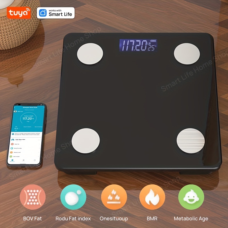 Weight Scale Intelligent Digital Led Weight Scale With Fat - Temu