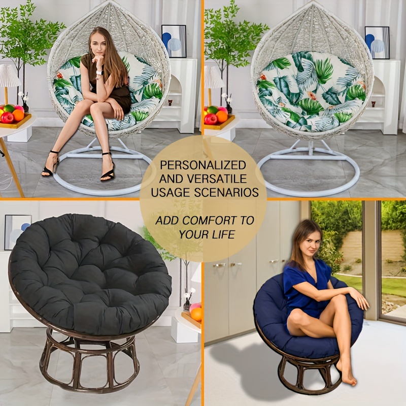 Thickened Circular Papasan Seat Cushion Can Also Be Used For Hanging Egg Seat  Cushion, Radar Seat Cushion, Indoor Hanging Seat Cushion, Universal Seat  Cushion, Circular 7.3 Pound Seat Cushion (seat Cushion Only) 