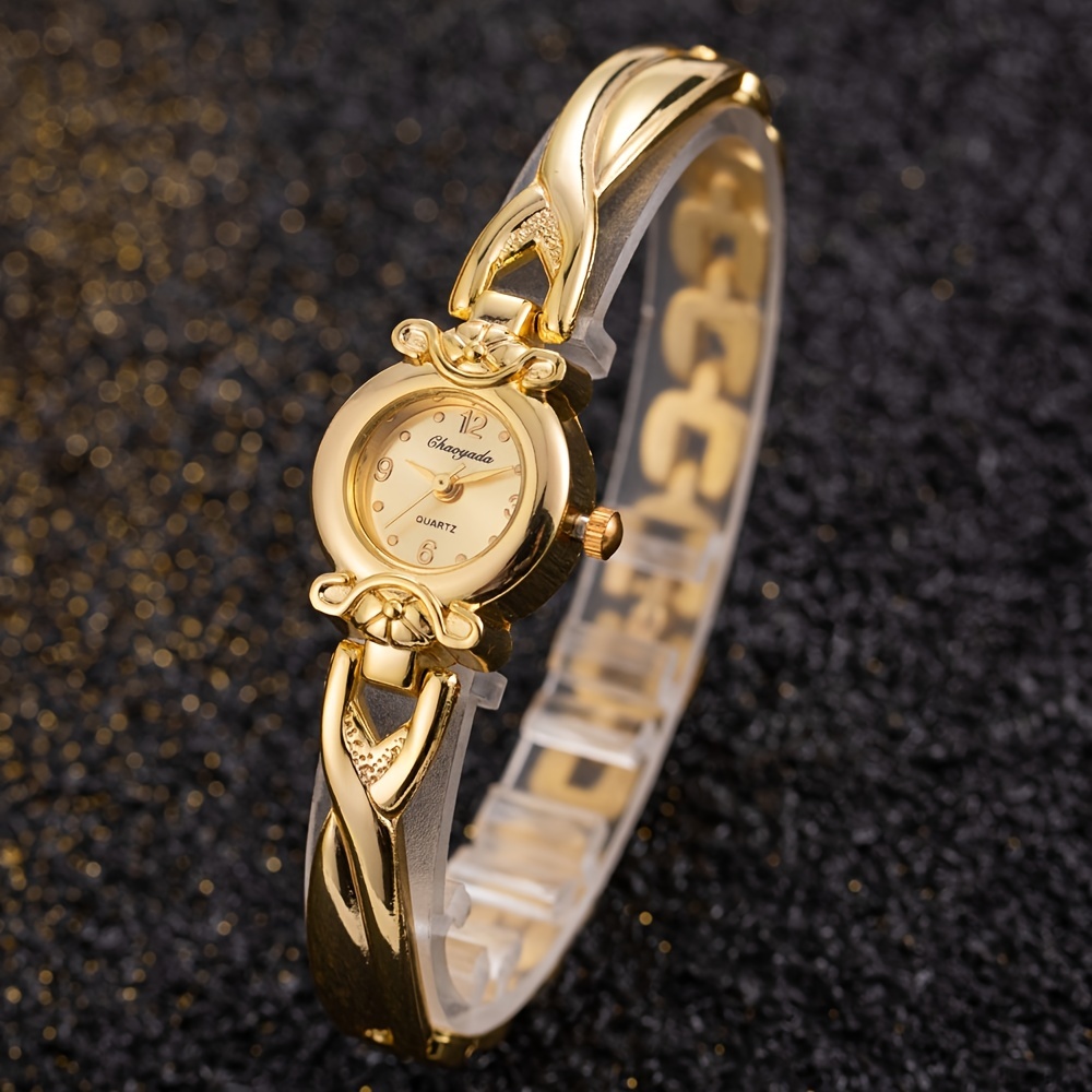 Titan Reloj Dorado Hombre -1712ym02, Oro, Pulsera