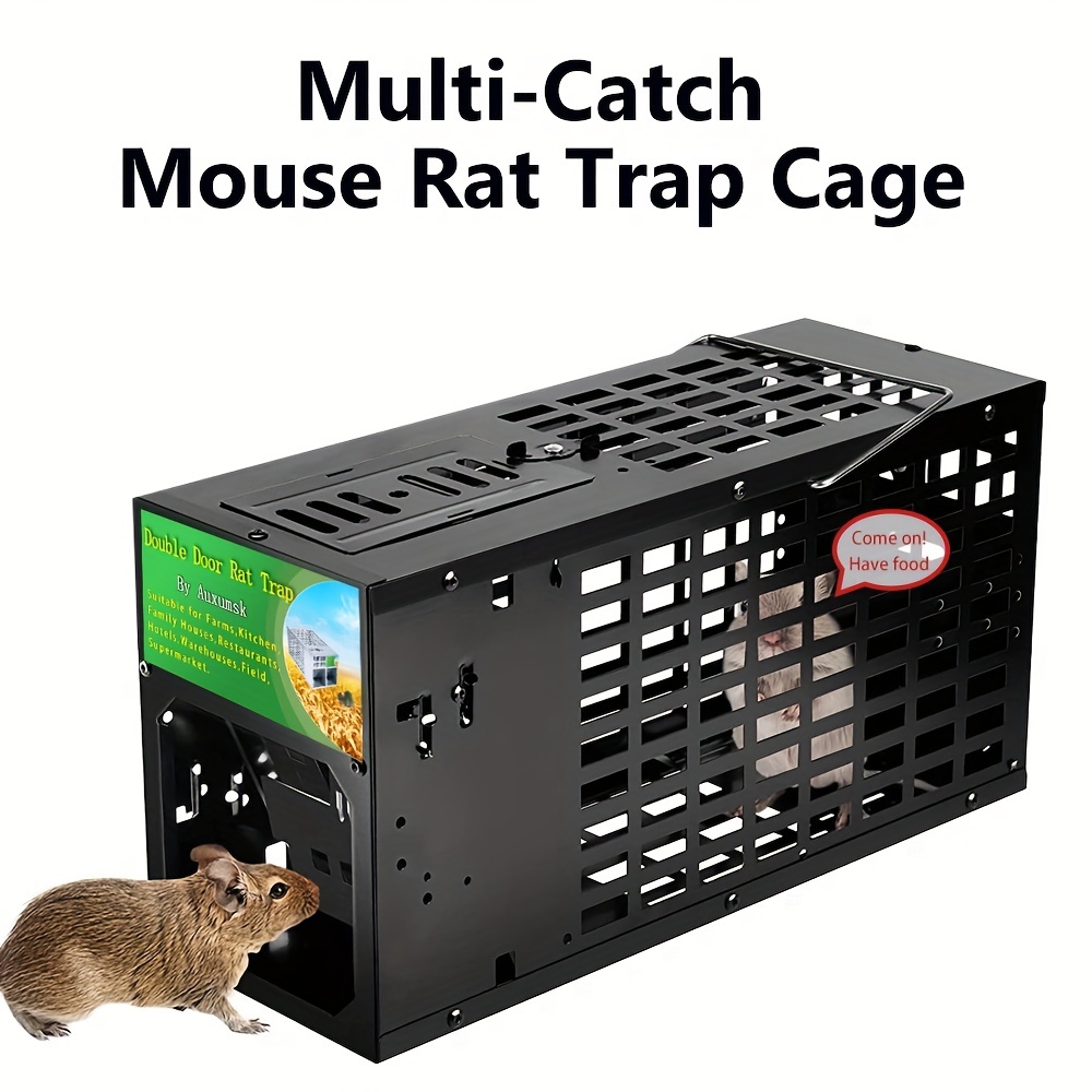Mouse Traps Indoor for Home Mice Traps for House Indoor No Kill Live Catch Mouse  Trap Animal Rodent Catch and Release Double Mousetraps Easy Set Reusable  Hotel - 3 Pack,Yellow 