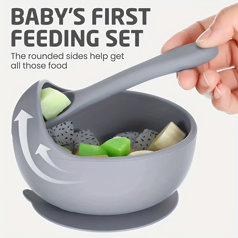 Baby Feeding Spoon Multifunctional Spoon Silicone Fruit Puree Spoon  Supplementary Food Feeder Dual-Head BPA Free Baby Items