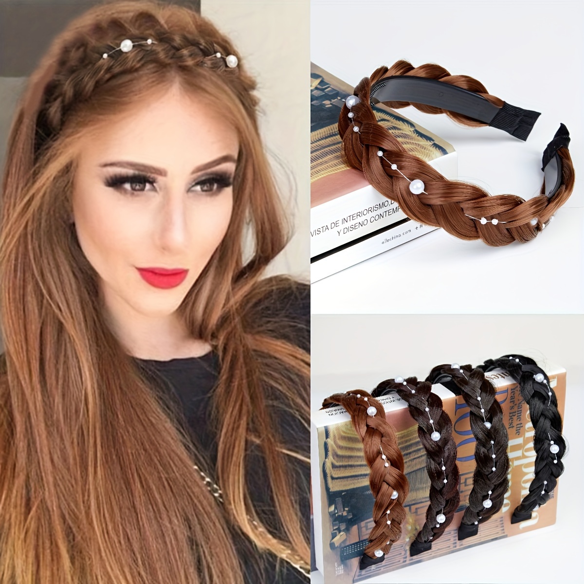 Headbands Wide Knot Hairbands Braided Ruched Hair Bands - Temu Canada