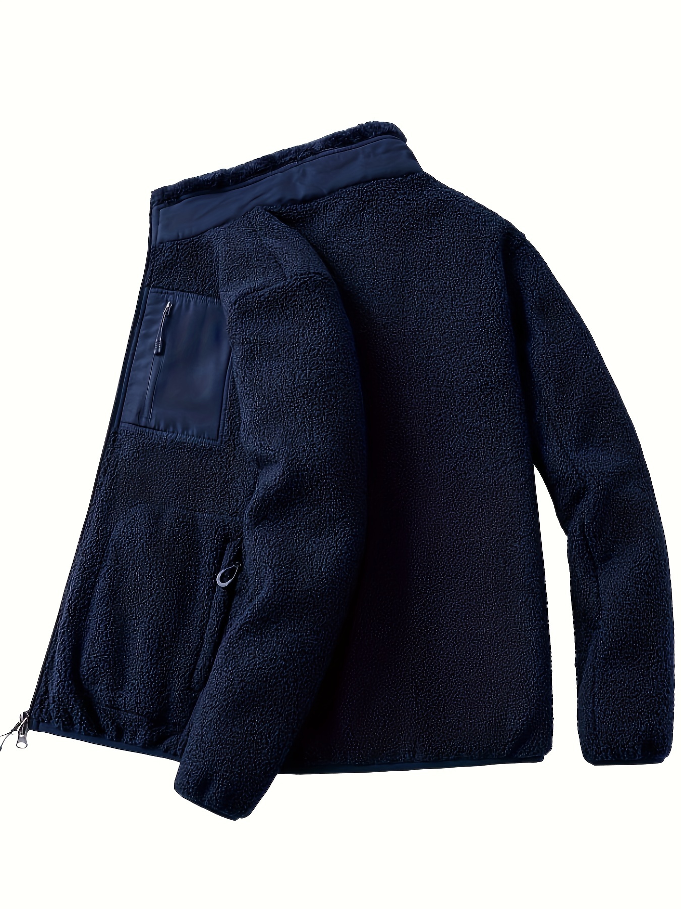  Ymosrh Chaqueta de forro polar para hombre, abrigo de trabajo  casual con forro de sherpa para hombre, L-6XL, Ts02-azul : Ropa, Zapatos y  Joyería