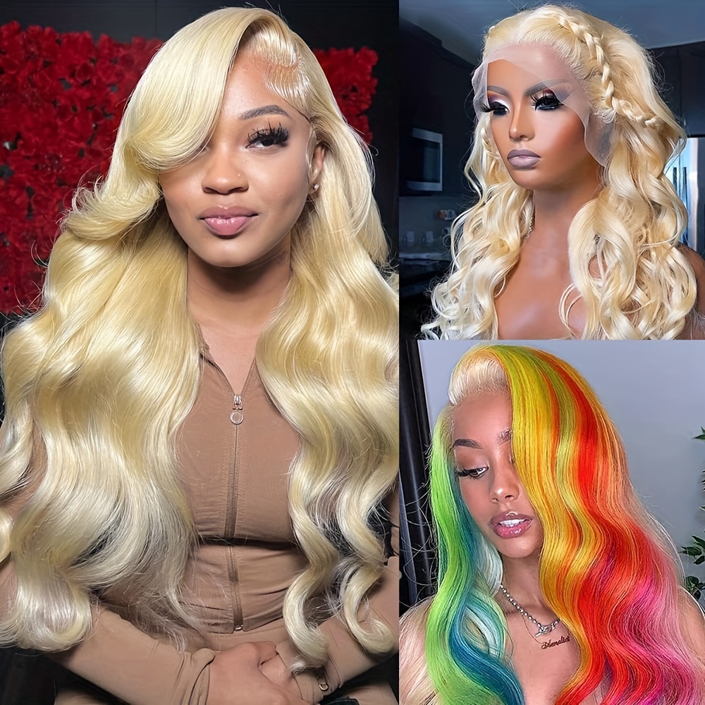 613 Frontal Blonde 13x4 Lace Frontal Closure Brazilian - Temu