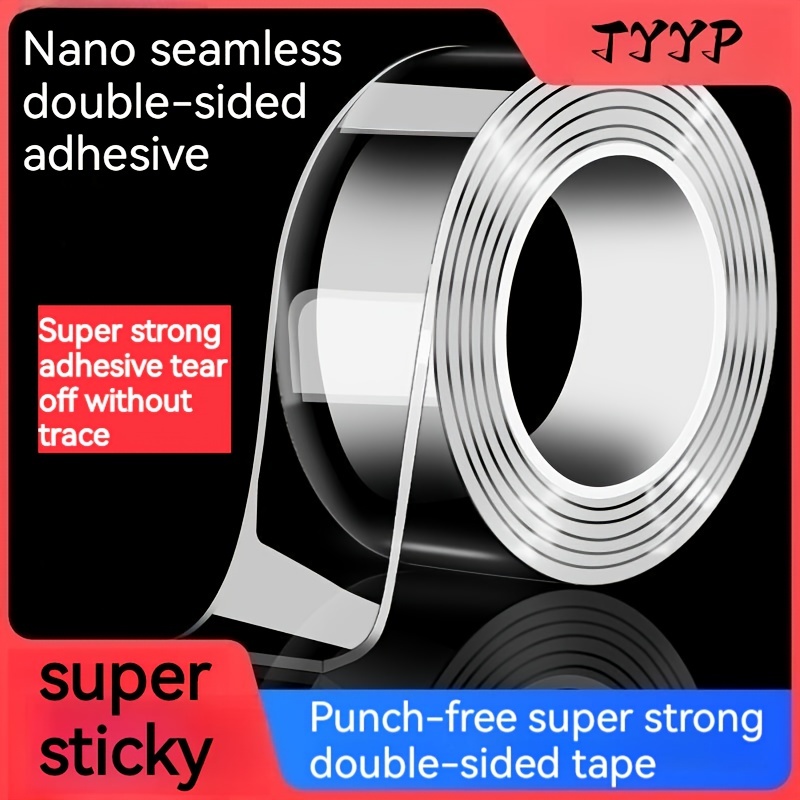 Cinta adhesiva lavable sin rastro Nano-Free Magic Tape antideslizante