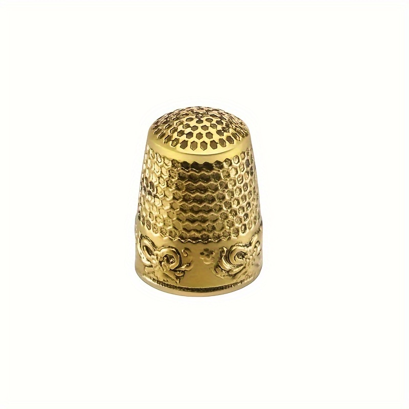 Sewing Metal Thimble 2 Pcs - Fingertip Protection for Hand Sewing and  Quilting - Tailor Tools Thimble