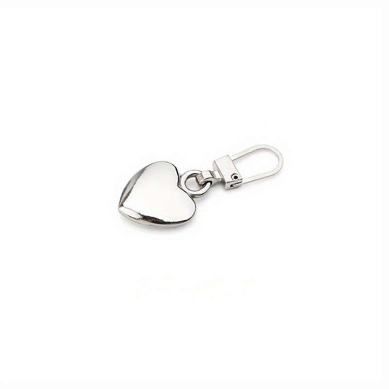 Heart Brass Zipper Pull Charms