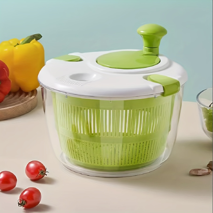 Zulay Kitchen Salad Spinner Large 5L Manual Lettuce Spinner With