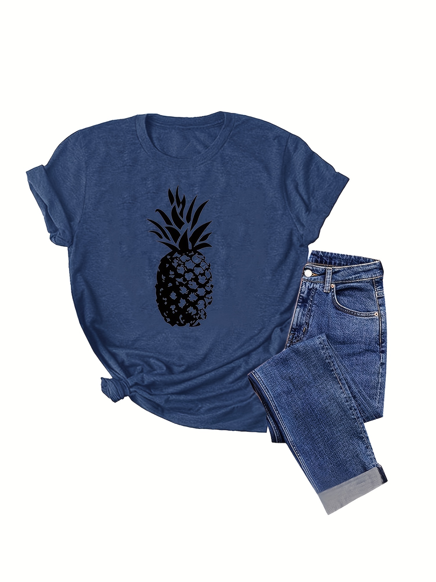 Pineapple Leggings - Ocean Blue
