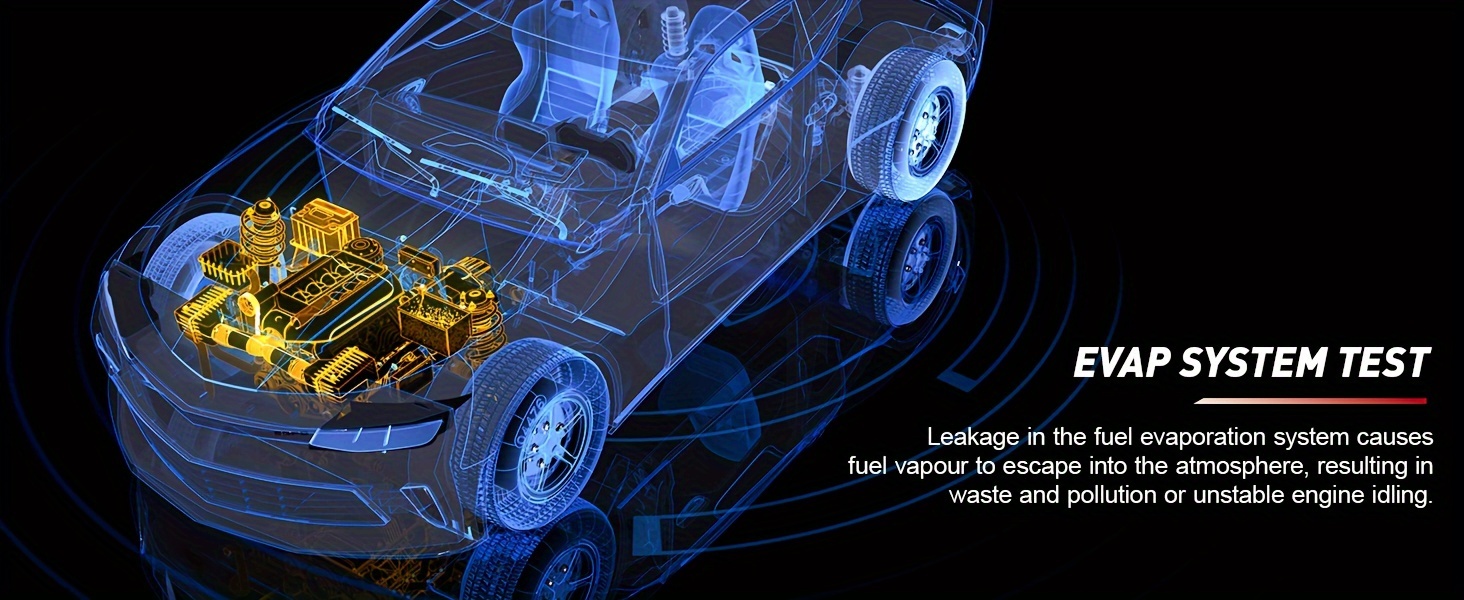 ANCEL S1000 自動車用 Evap スモークマシン 空気と煙のデュアルモード