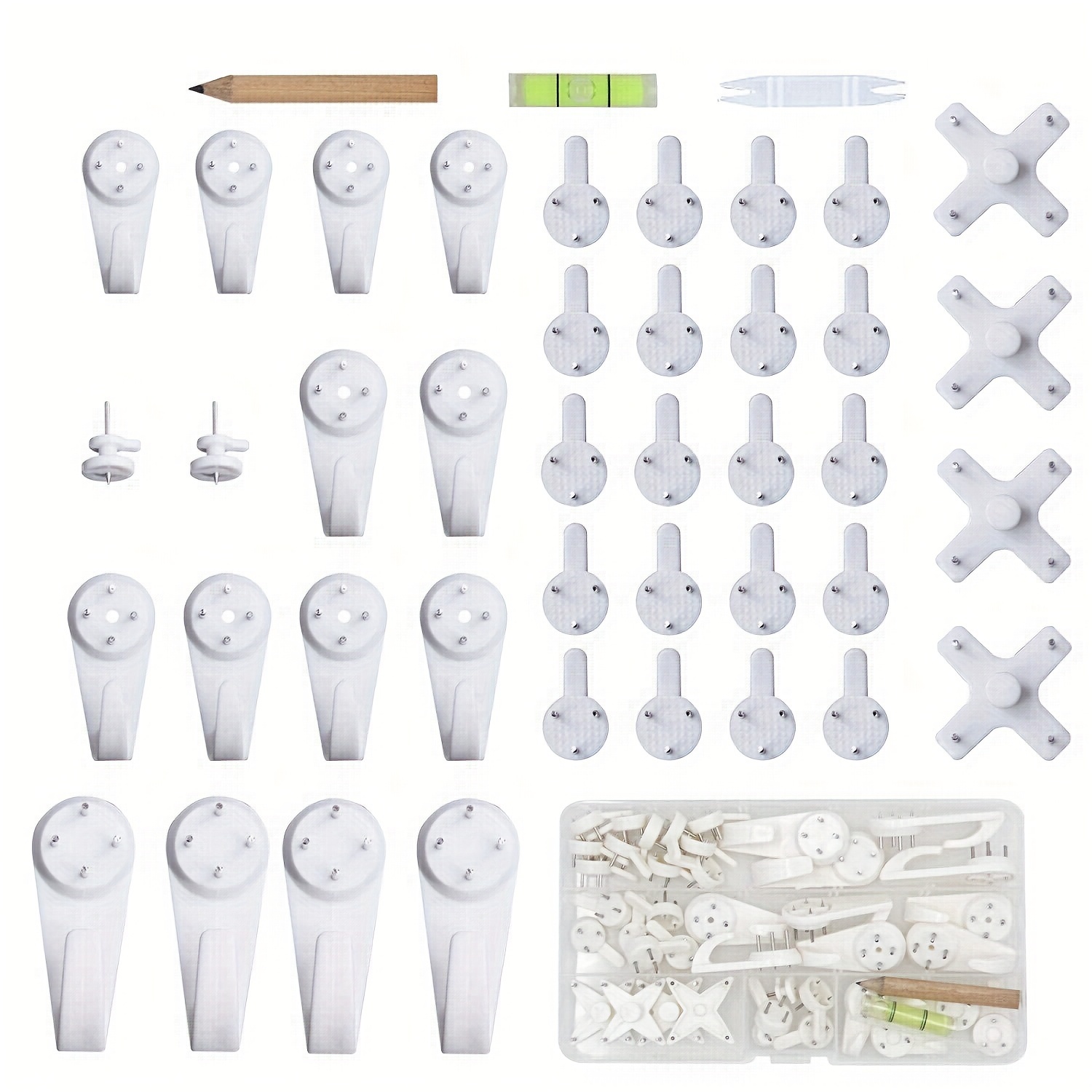 Invisible Nail Screws Wall Hooks No Trace Picture Hangers - Temu