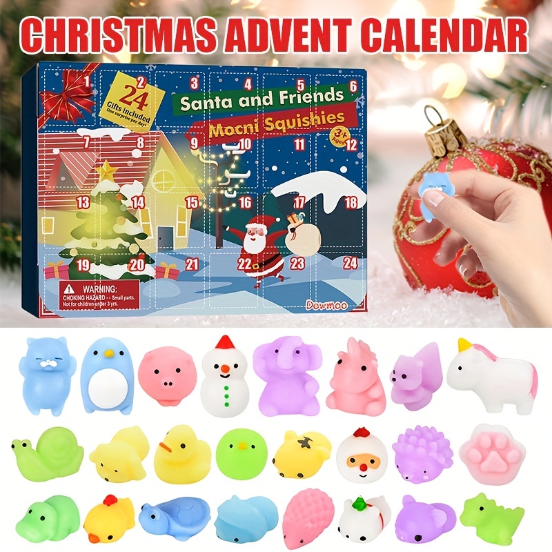 24 Days Fun: Christmas Countdown Fidget Toys Kids Perfect - Temu Australia