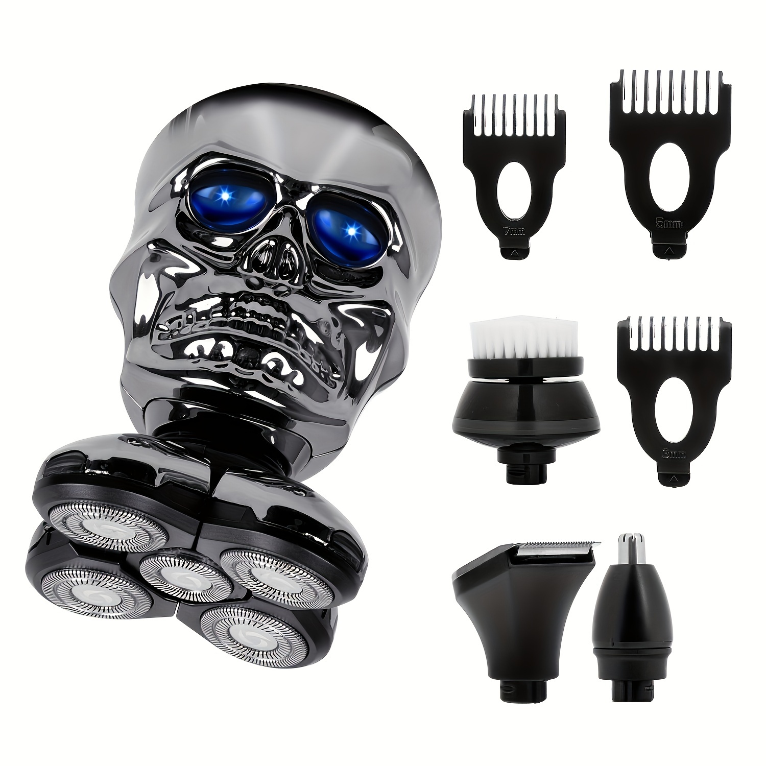 Philips Norelco Multigroom - Kit de aseo de barba para hombre con  recortadora para cabeza, cuerpo, cara, acero inoxidable con estuche de viaje