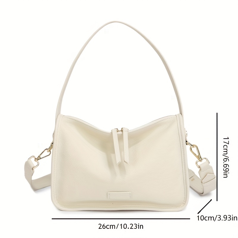 Women's Leather Crossbody Shoulder Purse for Everyday Use