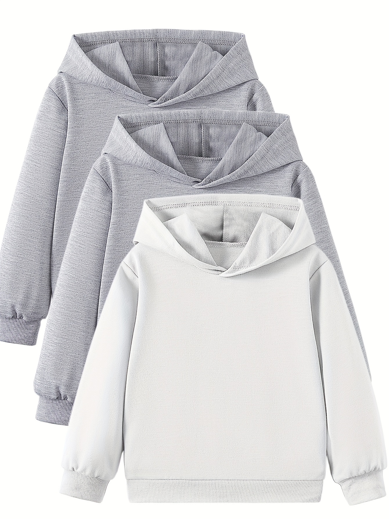 TrdSipl Boys Girls Hoodies Soft Long Sleeve Pullover Teen Gradient Sweatshirts 10 12 Trendy Hooded Sweater With Pocket Purple 9 10