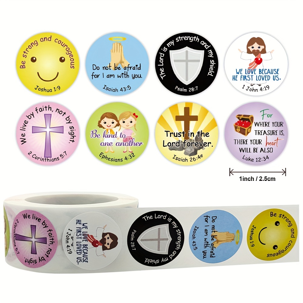50PCS Cartoon Jesus Christian Prayer Stickers DIY Toys Luggage