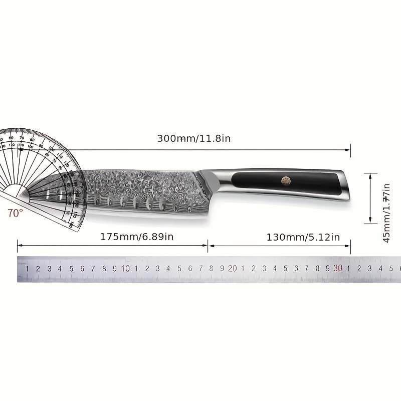 Cuchillo Chef Acero De Damasco Cuchillos Profesional Cocina