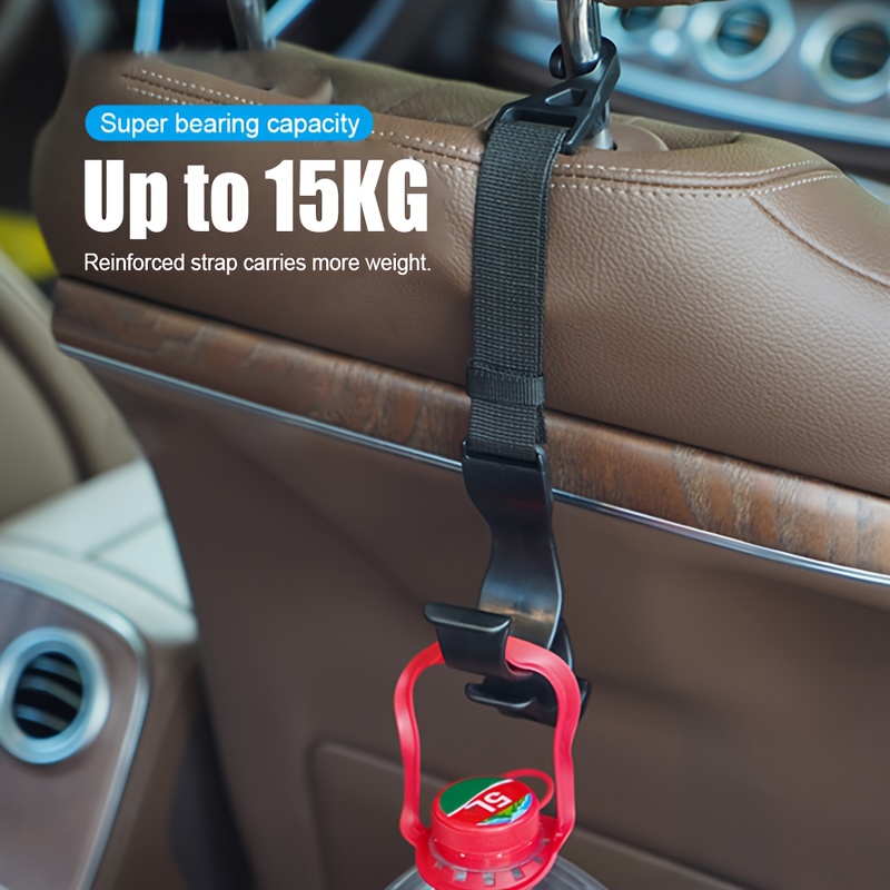 Multifunctional Car Seat Back Hook, Adjustable Backseat Headrest