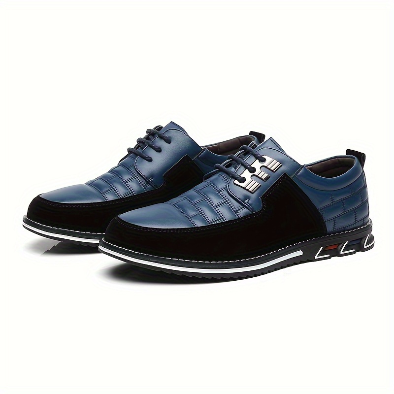 Men's Casual Lace-up Sneakers, Lightweight And Breathable Shoes With Fabric Uppers For Outdoor Walking Driving main image 0