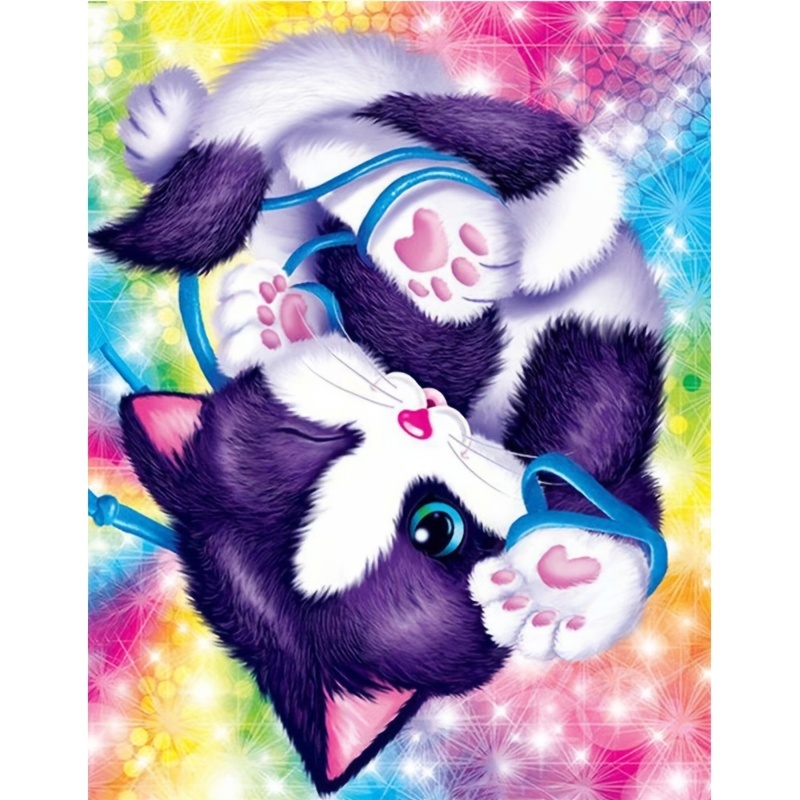 Lisa Frank Inspired 5D Diamond Art Painting Kit New