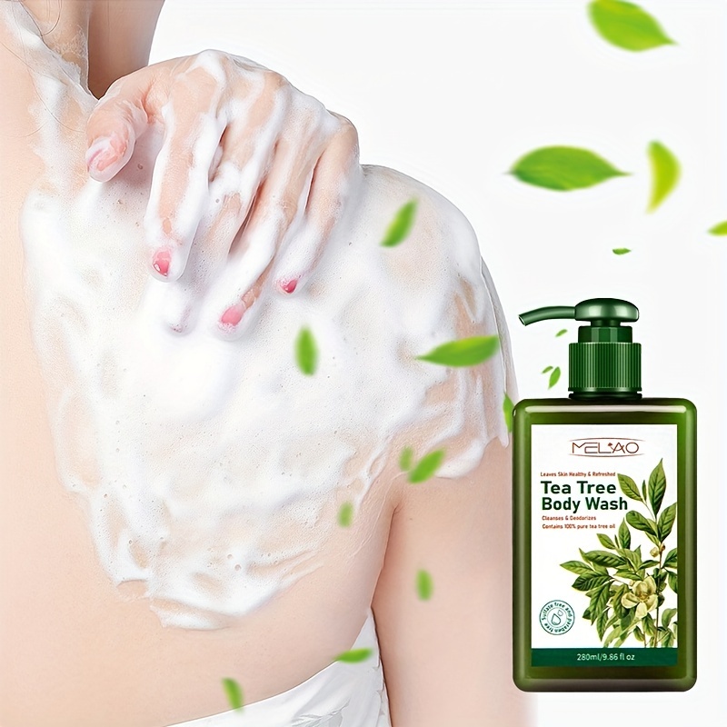 Tea Tree Shampoo and Body Wash for All Hair Types