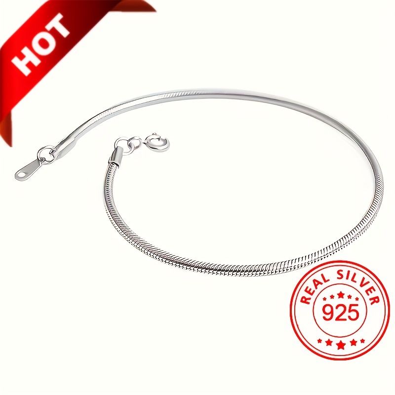 TINGN S925 Sterling Silver Heart Initial Bracelets for Women Teen