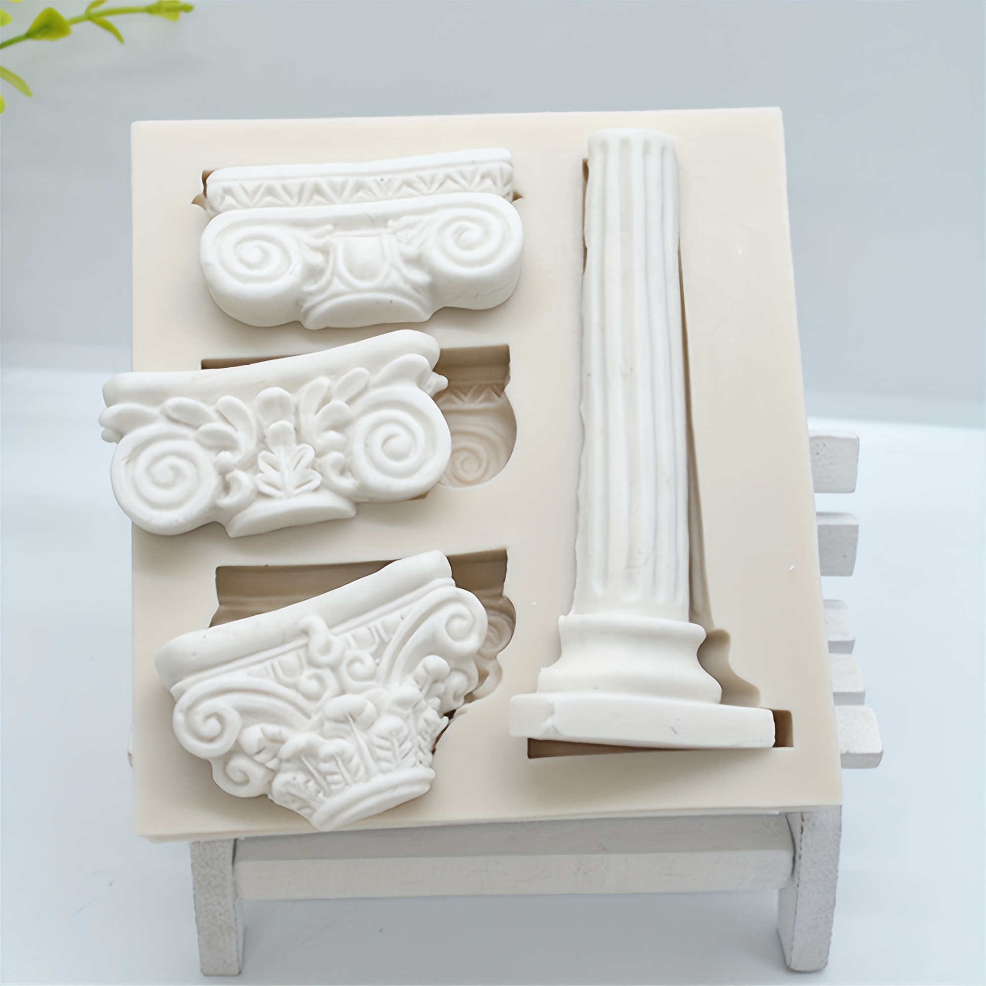  3D Candle Mold Retro Roman Column Shape Baking and