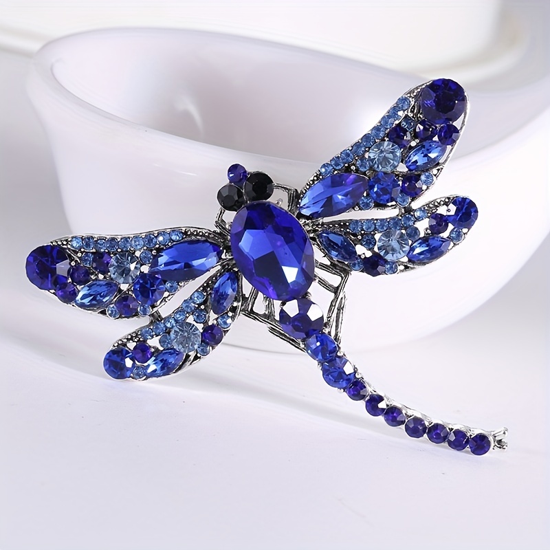 Insect Dragonfly Rhinestone Brooch for Clothing
