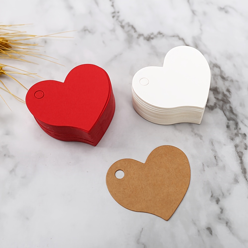 Gift Wrapping Tag Kraft Paper Tag Label Card Valentines Day - Temu